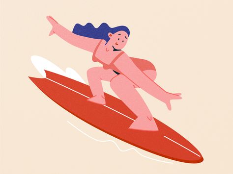 Surfing Animation, Skateboarder Illustration, Cartoon Surfer, Surfing Illustration, Surf Illustration, Disney Imagineering, Pumpkin Man, People Illustration, Surf Style