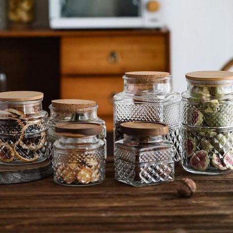 These may or may not be samples that just landed on my desk 😉 Have wonderful weekends Madre Terra Community 🤎 Kitchen Spice Storage, Cereal Dispenser, Kitchen Storage Boxes, Tea Container, Home Coffee Tables, Spice Storage, Kitchen Spices, Glass Storage Jars, Plastic Container Storage