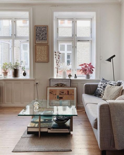 Small Space Living: A Delightful Danish Apartment In Calm, Earthy Tones Danish Apartment, Danish Home, My Scandinavian Home, Danish Interior Design, Danish Interior, Small Hallways, Sustainable Furniture, Scandinavian Home, Small Space Living