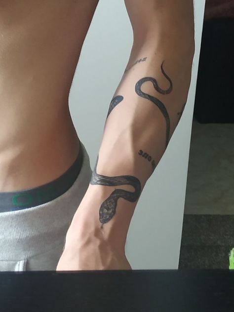 Snake Around Arm Tattoo, Png Tattoo, Blitz Tattoo, Bold Tattoo, Small Snake Tattoo, Around Arm Tattoo, Cobra Tattoo, Serpent Tattoo, Simple Tattoos For Guys