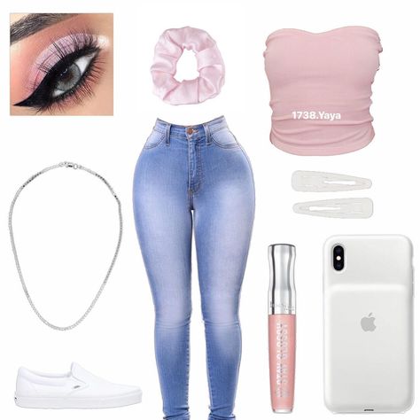 Wear or Tear? - - Details 🦋✨🦋 - - "Babygirl Top" @Crybaby - - "Classic Mid Rise Skinny Jeans" @fashionnova - - "Blush Volume Scrunchie"… Selkie Story, Teen Style, Teenage Outfits, Pooper Scooper, Swag Outfits For Girls, Wear Or Tear, Cute Outfits For School, Tween Outfits, Cute Swag Outfits