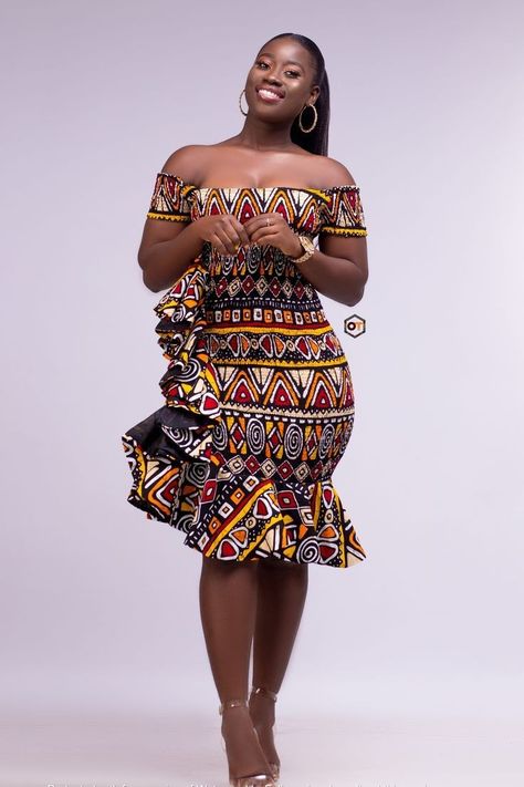 Latest Ankara Short Gown Styles, Chitenge Dresses, Latest Ankara Short Gown, Simple Dress Styles, Short Gown Styles, Ankara Dress Designs, African Print Shirt, Ankara Short, Ankara Short Gown Styles