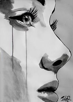 Art Amour, Illustration Kunst, Drawing Eyes, Drawing Hair, Charcoal Drawings, White Drawing, Sketchbook Art, Art Et Illustration, Black And White Drawing