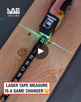 2.6M views · 12K reactions | The laser tape measure | The laser tape measure is taking measuring to the next level 😲👌 | By LADbible Ireland | Facebook Helpful Hacks, Household Tips, Household Hacks, Tape Measure, Great Ideas, Helpful Hints, Next Level, Tools, Gifts