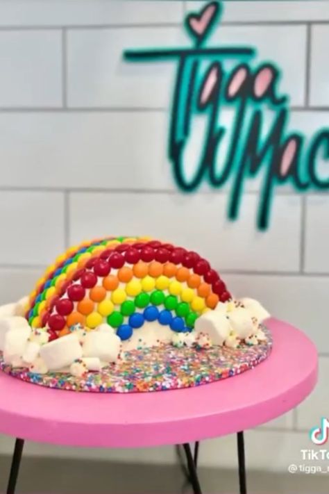 Mud Cake Hack, Woolworths Cakes, Tigga Mac, Mac Cake, Make A Rainbow, Realistic Cakes, Rainbow Ice Cream, Cake Hacks, Chocolate Sponge Cake