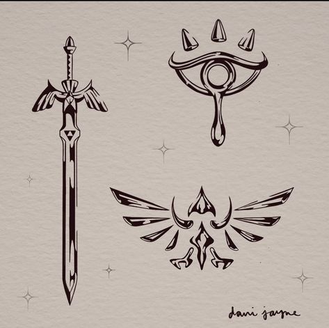 Legend Of Zelda Minimalist Tattoo, Zelda Tattoo Ideas Symbols, Zelda Symbols Tattoo, Link Zelda Tattoo Ideas, Toon Link Tattoo, Zelda Sketch Easy, Wizard 101 Tattoo, Zelda Oot Tattoo, Legend Of Zelda Tattoo Design