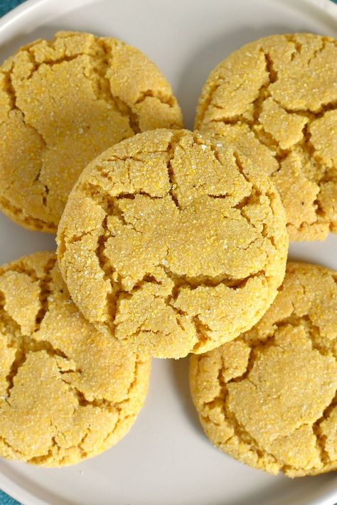 Cornmeal Cookies Blue Corn Meal Cookies, Cornmeal Biscuits, Blue Corn Flour Recipes, Blue Corn Cookies, Corn Cookies, Cornbread Cookies, Cornmeal Cookies Recipe, Cornmeal Cookies, Raisin Cookie Recipe