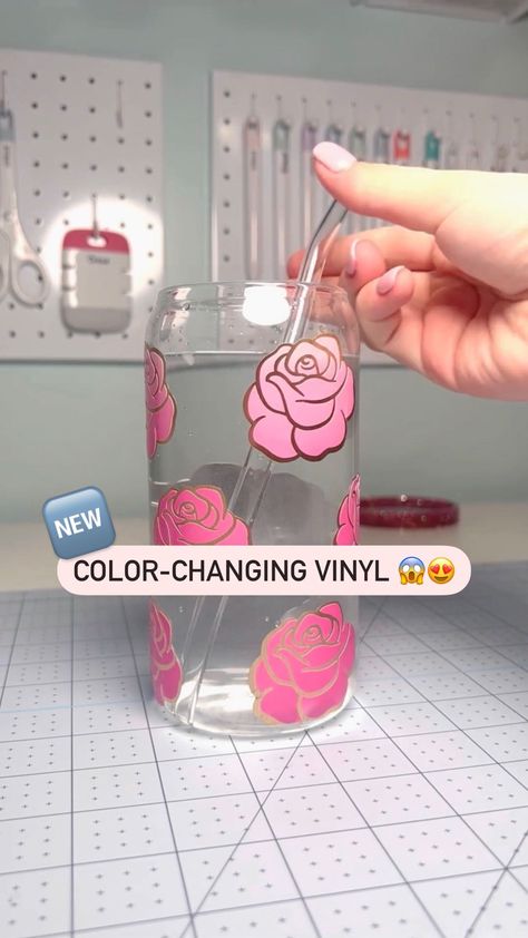 Cricut Color Change Vinyl, Cricut Roll Holder, Cricut Maker 3, Weeding Tools, Blooming Rose, Roll Holder, Cricut Projects Vinyl, Cricut Maker, Transfer Tape