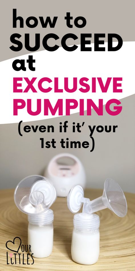 Exclusive Pumping Tips, Pumping For Beginners, Pumping Exclusively, When To Start Pumping, Pumping And Breastfeeding Schedule, Bottle Feeding Breastmilk, Exclusively Pumping Schedule, Exclusive Pumping, Power Pumping