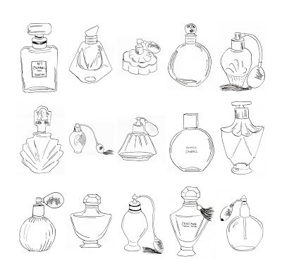 drawing of perfume bottles - Google Search Tattoo Perfume, Perfume Bottle Tattoo, Physics Poster, Illustration Student, Science Drawing, Norwich University, Science Doodles, Personal Logo Design, Perfume Art