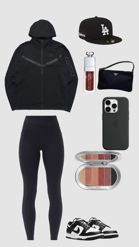 #outfitinspo #nike #dior #prada Nike Tech Outfit, Nike Collage, Tech Outfit, Nike Tech, Prada, Dior, Collage, Nike