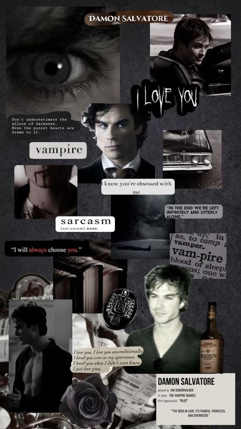 #damonsalvatore #tvd thevampirediaries #damon #salvatore Ian Somerhalder Vampire Diaries, Damon Salvatore Vampire Diaries, Future Wallpaper, Vampire Diaries Damon, Vampire Diaries Funny, I Just Love You, Love You Unconditionally, Harley Quinn Art, Ian Somerhalder