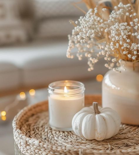 Are you ready for the fall? 🍁🍂🍁 Here are some ideas on how to decorate your home for the fall - just put a tray with your favorite candles, pumpkins and some diy fall decorations on your kitchen counter or coffee table, and it will definitely change the vibe to a cozy, warm one 🍁🍂🍁 Diy Fall Decorations, Fall Tray Decor, Thanksgiving Table Decor Ideas, Tray Decor Ideas, Pumpkin Table Decorations, Fall Tray, Fall Tiered Tray Decor, Fall Coffee Table, Thanksgiving Table Decor