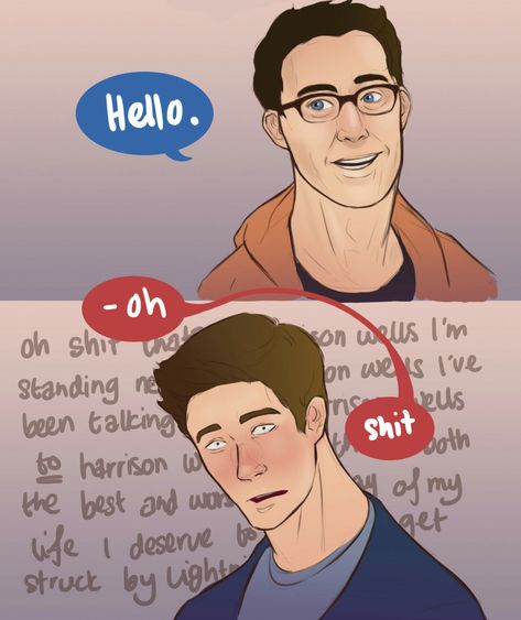 Barry Allen / Harrison Wells / Barrison Harrison Wells, Flash Funny, Barry Allen, The Flash, Marvel Dc, Star Trek, Flash, Marvel