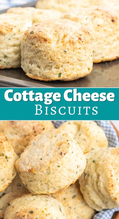 Cook With Cottage Cheese, Ideas With Cottage Cheese, Biscuits For Soup, Cottage Cheese Pretzel, Small Curd Cottage Cheese Recipes, Cottage Cheese Buns Recipe, Cottage Cheese Scones Recipes, Recipes Using Cottage Cheese Sweets, 5 Ingredient Cottage Cheese Bread