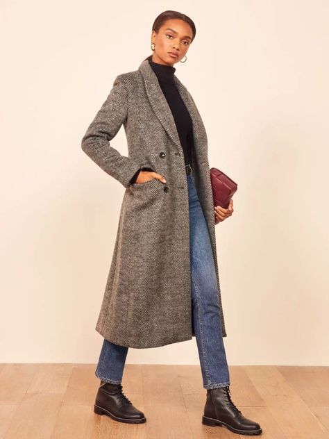 H&M Coat with Tie Belt | Best Versatile Coats For Women | POPSUGAR Fashion Photo 3 Timeless Capsule Wardrobe, Cold Wear, Fall Fashion Coats, Wool Wrap Coat, Fall Closet, Autumn Love, Types Of Coats, Beige Coat, Perfect Coat