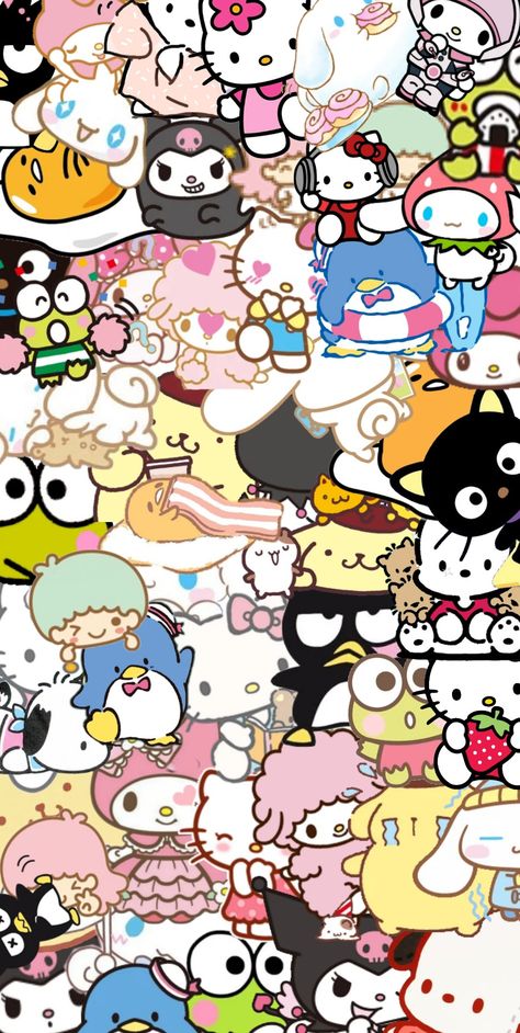 Helloween Wallpaper, Hello Kitty Wallpaper Hd, Images Hello Kitty, Walpaper Hello Kitty, My Melody Wallpaper, Hello Kitty Crafts, Cocoppa Wallpaper, Hello Kitty And Friends, Wallpaper Doodle