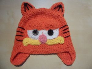 Garfield Crochet Hat, Alt Crochet, Crocheting Gifts, Crochet Hat Ideas, Crochet Kids Hats, Crochet Beanies, Crochet Frog, Knitting Machine Patterns, Obx Dr