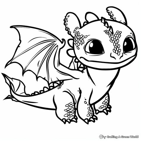 Toothless Dragon Coloring Page, Httyd Coloring Pages, How To Train Your Dragon Coloring Pages, Toothless Coloring Pages, Painting Characters, Dragon Coloring Pages, Dragon Coloring, Kindergarten Coloring Pages, Toothless Dragon