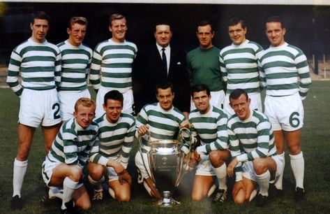 Celtic’s Lisbon Lions - European Cup 1967 — The Sporting Blog Celtic Champions League, Great Sports Quotes, Celtic Team, Dino Zoff, Paolo Rossi, Bayer Munich, Kenny Dalglish, Celtic Legends, British Football