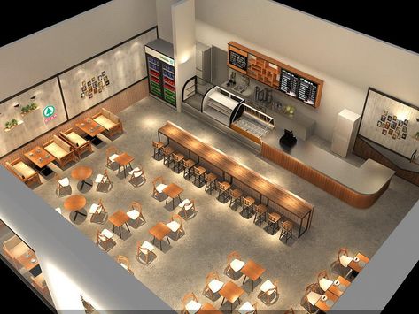 Interior Of Restaurant, Fancy Restaurant Layout, Coffee Shop Elevation Design, Bar Commercial Design, Cafeteria Design Ideas Interiors, Restaurant Interior Design Bloxburg, Big Cafe Interior Design, Resteraunt Tycoon 2 Ideas, Restaurant Interior Layout