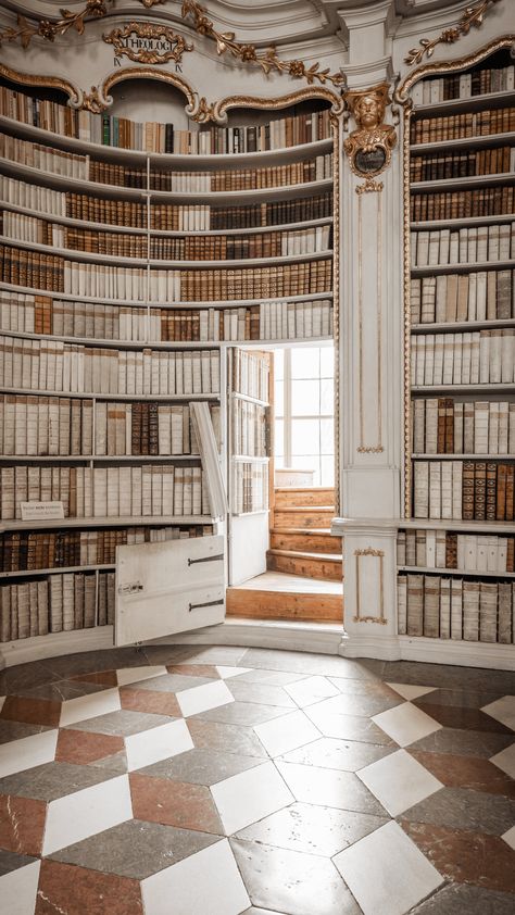 Admont Abbey Library, Hawthorne House, Library Inspiration, Dream Library, Library Aesthetic, Home Library Design, Light Academia, Home Library, Aesthetic Bedroom