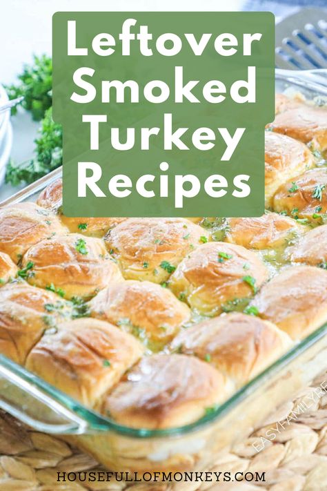 Leftover Turkey Club Sandwich, Leftover Turkey Recipes With Biscuits, Turkey Leftover Sandwich Recipes, Turkey Recipes Thanksgiving Leftovers, What To Make With Smoked Turkey, Smoked Turkey Dinner Ideas, Smoked Turkey Appetizers, Leftover Turkey Appetizer Recipes, Recipes Using Deli Sliced Turkey