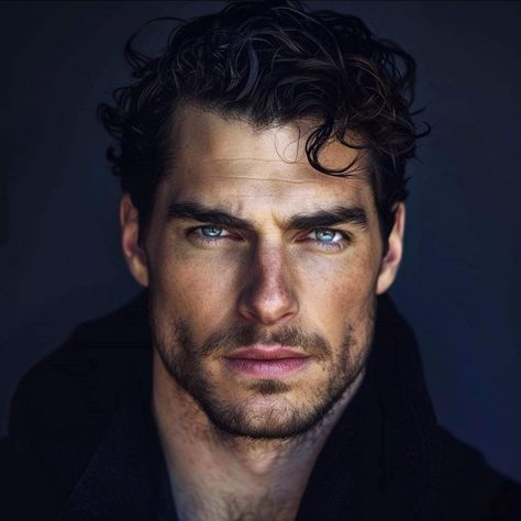 Artemis Entreri, Dark Hair Blue Eyes, Male Model Face, Blue Eyed Men, Black Hair Blue Eyes, Gentleman Aesthetic, Older Man, Character Pictures, Character Inspiration Male