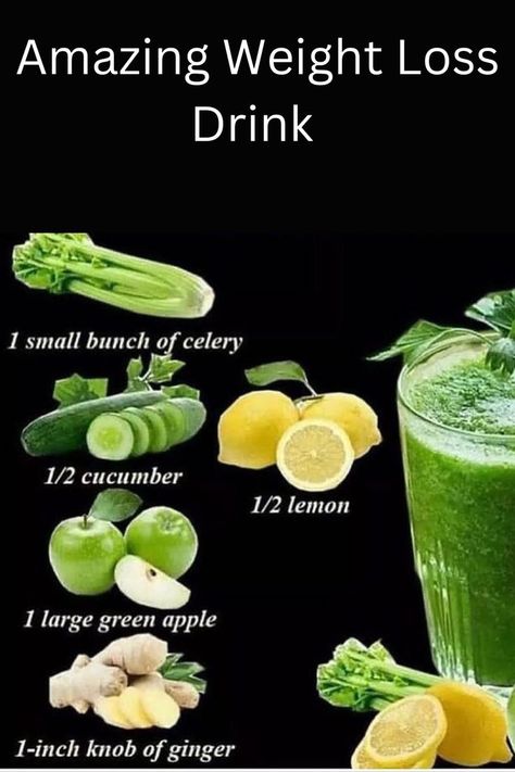 Celery Smoothie, Flat Belly Smoothie, Lemon Diet, Burn Stomach Fat, Fat Burning Smoothies, Belly Fat Drinks, Healthy Juice Recipes, Belly Fat Burner Drink, Smoothie Diet Plans