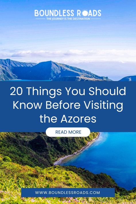 Visiting the Azores soon? Here are 20 essential things you need to know before you go. Click the link for insider tips! #VisitingAzores #ExploreAzores #AzoresTravelTips #TravelAzores #AzoresAdventure #BoundlessRoads Pico Azores Portugal, Azores Hiking, Azores Travel, Portugal Azores, Azores Islands, Azores Portugal, Places In Portugal, The Azores, Portugal Travel