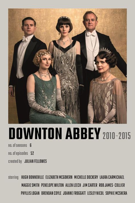 Penelope Wilton, Rob James Collier, Phyllis Logan, Downton Abbey Movie, Downton Abbey Series, Laura Carmichael, Elizabeth Mcgovern, Hugh Bonneville, Julian Fellowes