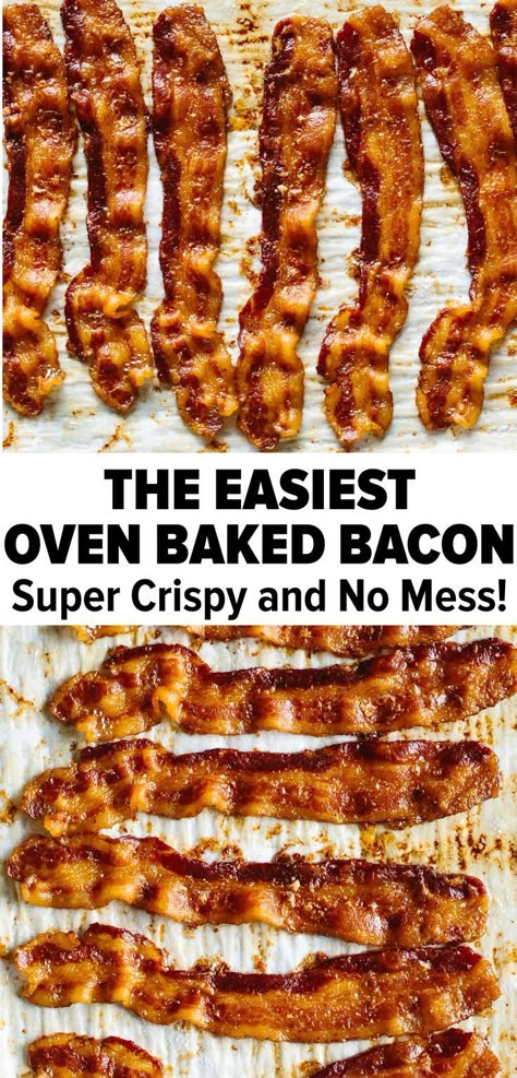 Oven Cooked Bacon, Oven Baked Bacon, Buffet Party, Bacon In The Oven, Breakfast And Brunch, Cooking Bacon, Baked Bacon, Photo Food, Breakfast Recipes Casserole