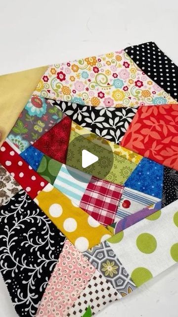 Free Quilt Patterns Using Scraps, How To Make A Scrappy Quilt, Scrappy Quilting, How To Make Patchwork Fabric, Scrap Patchwork Quilts, Crumb Quilting Tutorials, Crazy Patchwork Ideas, Quilting With Scraps, Quick Quilting Projects