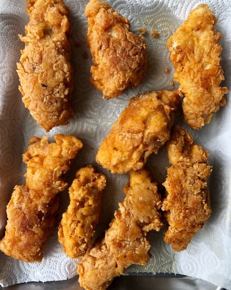 I Tried the Popular "Double-Dredged" Chicken Tenders | Kitchn Mcdonalds Chicken Snack Wrap, Chicken Snack Wrap, Buttermilk Fried Chicken Tenders, Crunchy Chicken Tenders, Mcdonalds Chicken, Snack Wrap, Fried Chicken Tenders, Crispy Chicken Tenders, Low Carb Casseroles