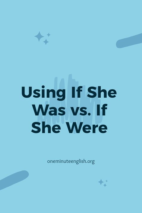 Confused about whether to use 'if she was' or 'if she were' in your sentences? This guide provides practical tips and examples to help you understand the correct usage of these phrases. Learn the difference between subjunctive and indicative moods to enhance your writing skills. By mastering these terms, you'll improve your grammar and make your communication clearer. Perfect for students, writers, and anyone looking to sharpen their English language proficiency. Confidently express complex sentences after reading this! Complex Sentences, Language Proficiency, English Course, Learn A New Language, New Words, Writing Skills, English Vocabulary, Cool Websites, English Language