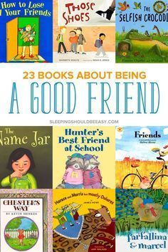 Looking for books about friends for kindergarten, preschool and toddler kids? Being a good friend to others is an important skill children need to learn. Read these 23 children's books about being a good friend to remind your kids the values of being kind to others. Childrens Books About Friendship, Friendship Read Alouds, Books About Friendship, Being Kind To Others, Being A Good Friend, Friendship Theme, Kid Books, About Friends, Read Aloud Books