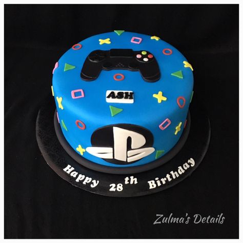 Play Station Pastel Play Station, Ps5 Cake, Ps4 Cake, Playstation Cake, Whale Cakes, Cake Design For Men, Play Stations, Teen Cakes