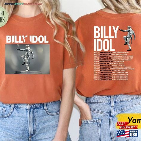 Billy Idol 2023 Live Tour Shirt Vintage Fan Concert Classic Sweatshirt Check more at https://greatshirtmusic.com/product/billy-idol-2023-live-tour-shirt-vintage-fan-concert-classic-sweatshirt/ Concert Hoodie, Vintage Fan, Billy Idol, Vintage Fans, Popular Outfits, Tour Shirt, Family Shirts, Unique Fashion, All Products