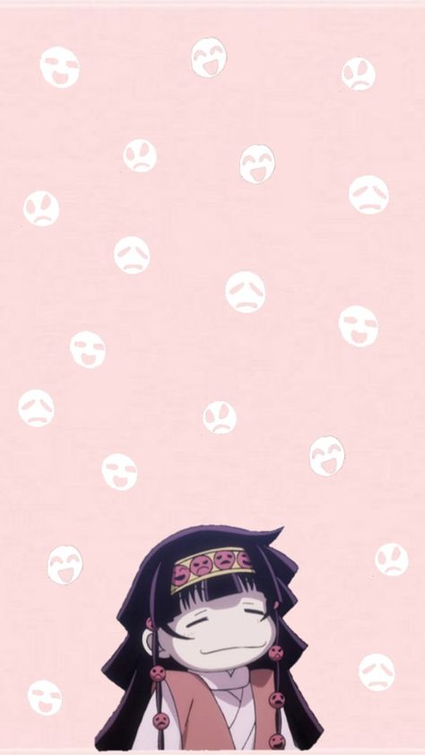 Hxh Background, Hxh Alluka, Pastel Pink Wallpaper, Hunter Hunter, Anime Decor, Shes Perfect, She Likes, Hunter X Hunter, Pink Wallpaper