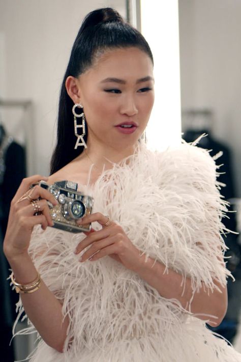 Bling Empire: See Jaime Xie's Best Designer Outfits Jaime Xie, Bling Empire, Empire Outfit, Empire Season, Crazy Rich Asians, New Netflix, Night Outfits, Reality Tv, Velvet Dress