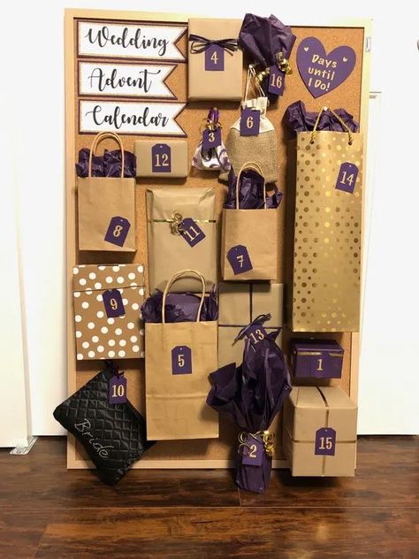 Wedding Advent Calendar Gifts - HubPages Birthday Countdown Gifts For Him, Countdown Birthday Gifts Ideas, Birthday Gift Countdown Ideas, Birthday Countdown Ideas For Him, Birthday Countdown Gift Ideas, Birthday Countdown Gifts, Present Countdown, Wedding Countdown Gifts, Birthday Countdown Ideas