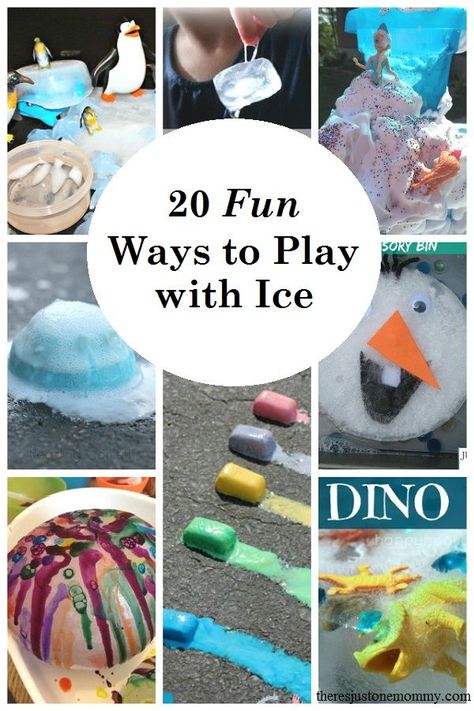 Looking for fun ways for kids to beat the heat this summer?  These fun ways to play with ice are perfect for a hot day.  Ice Sensory Play, Kids Ice Play Ice Games For Kids, Ice Activities, Ice Play, Summer Boredom, Summer Fun For Kids, Daycare Activities, Summer Crafts For Kids, Water Games, Water Party