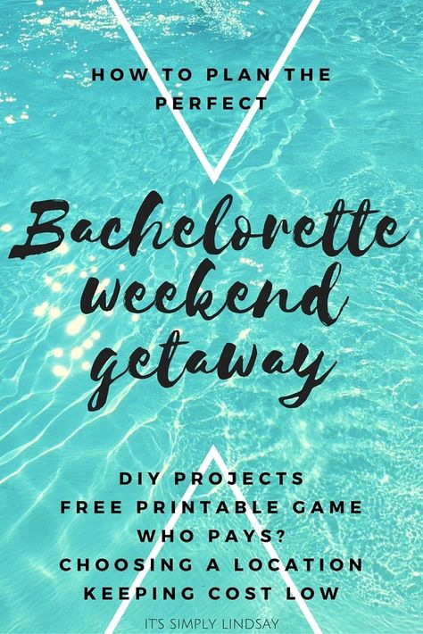 How to Plan a Bachelorette Weekend Getaway - It's Simply Lindsay Plan A Bachelorette Party, Trendy Bachelorette Party, Bachelorette Planning, Bachelorette Party Weekend, Bridesmaid Duties, Awesome Bachelorette Party, Bachelorette Party Planning, Nashville Bachelorette, Bachelorette Trip