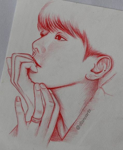 Baekhyun Sketch, Baekhyun Drawing, Practice Sketching, Baekhyun Fanart, Awesome Drawings, Exo Fan Art, Exo Fan, Pencil Art Drawings, Kpop Fanart