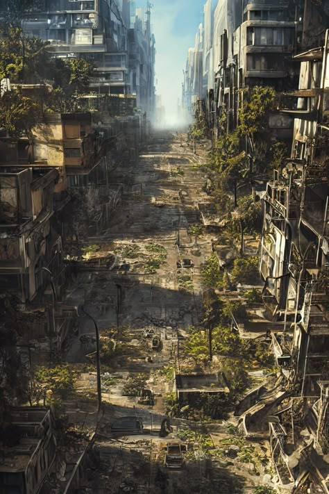 Post Apocalyptic Australia, City Taken Over By Nature, After Apocalypse World, Nature Taking Over, Nature Taking Over Buildings, Post Nuclear Apocalypse, Nuclear Apocalypse Aesthetic, Apocolypse Aethstetic, Last Of Us Environment