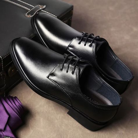 Black Formal Shoes, Official Shoes, Kids Leather Shoes, Men's Wedding Shoes, Leather Formal Shoes, Black Dress Shoes, Mens Snow Boots, Fancy Shoes, Formal Business