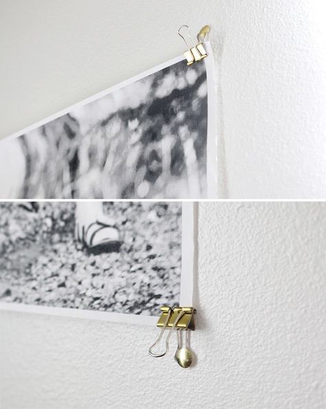 The easiest way to hang a big photos and posters. This is especially great for pieces you want to change frequently. Jones Design Company, Large Photo Prints, Poster Frames, Engineer Prints, Big Photo, Hanging Posters, Large Photos, Art Display, Hanging Art