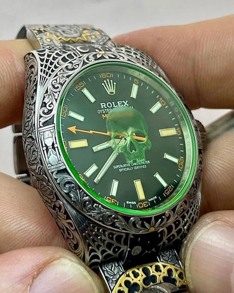 Custom Rolex, Mexican Celebrations, Timepiece Design, Rolex Milgauss, The Day Of The Dead, Best Beans, New Watch, Luxury Timepieces, Mexican Culture