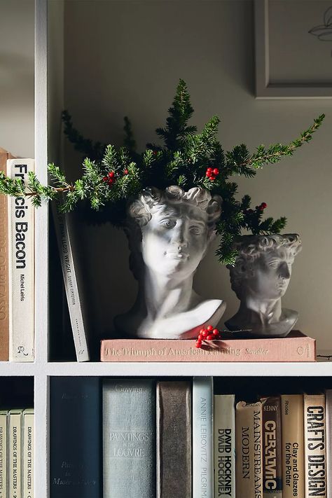 Grecian Bust Pot, Bust Planter, Anthropologie Decor, Grecian Wedding, Christmas Bouquet, Head Planters, Pumpkin Candles, Bhldn Weddings, Design Your Home