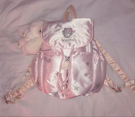 Cutecore Backpack, Y2k Plush Backpack, Kawaii Backpack With Zipper Closure, Kawaii Pink Backpack Style Shoulder Bag, Pink Harajuku Style Back-to-school Bags, Aesthetic Profile Picture Cartoon Soft, Inside My Bag, What In My Bag, Pink Plastic